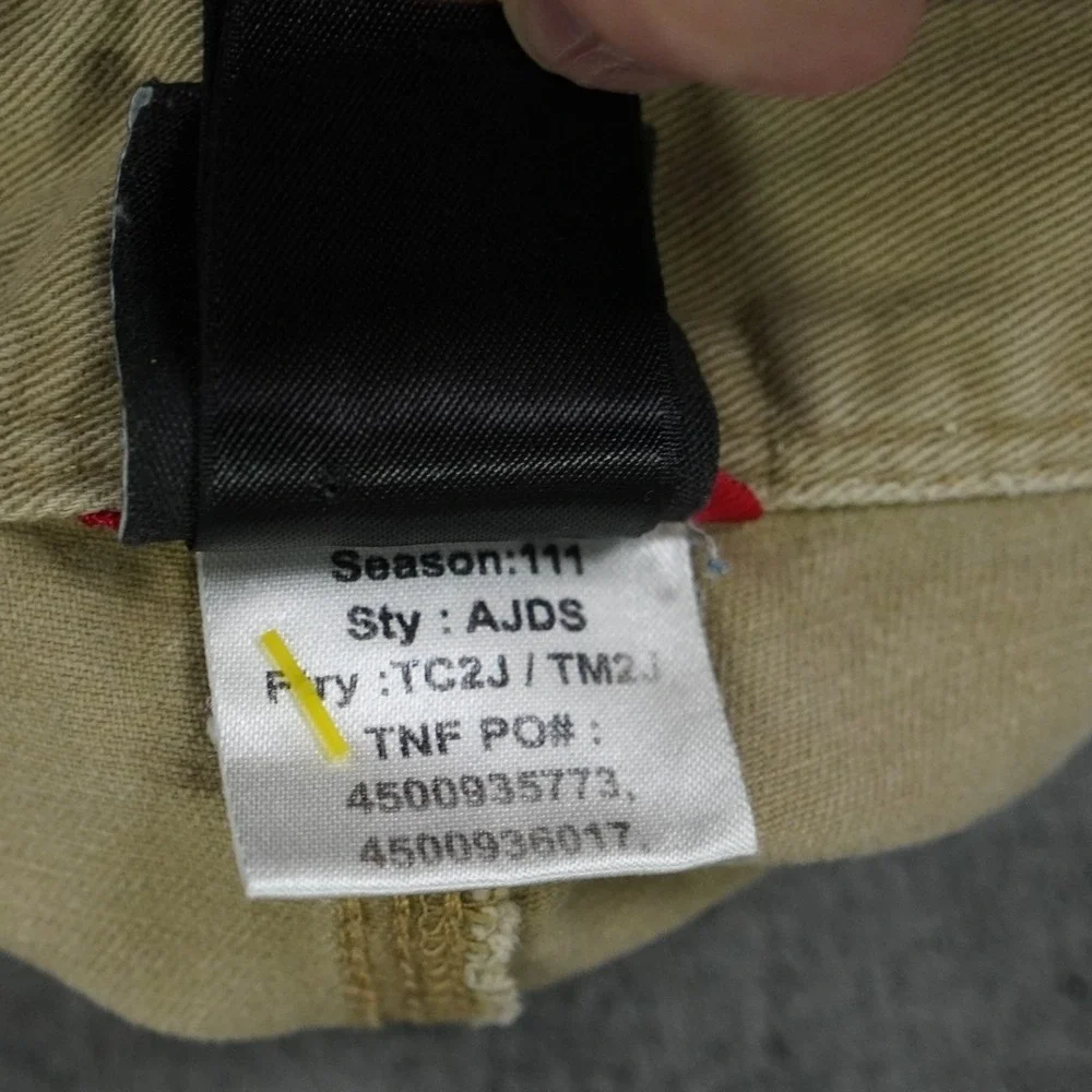 The North Face Short Court Canvas Shorts Mens 30 Tan Outdoor Gorpcore Logo AJDS